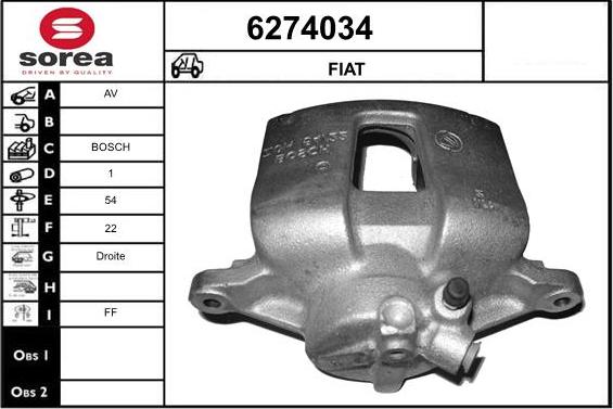 STARTCAR 6274034 - Гальмівний супорт avtolavka.club