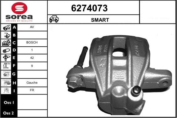 STARTCAR 6274073 - Гальмівний супорт avtolavka.club