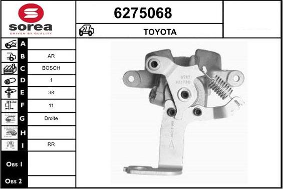 STARTCAR 6275068 - Гальмівний супорт avtolavka.club