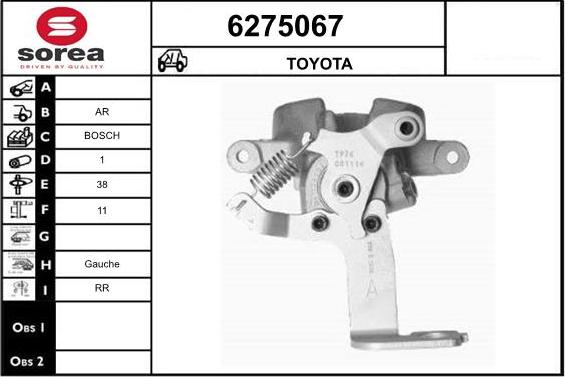 STARTCAR 6275067 - Гальмівний супорт avtolavka.club