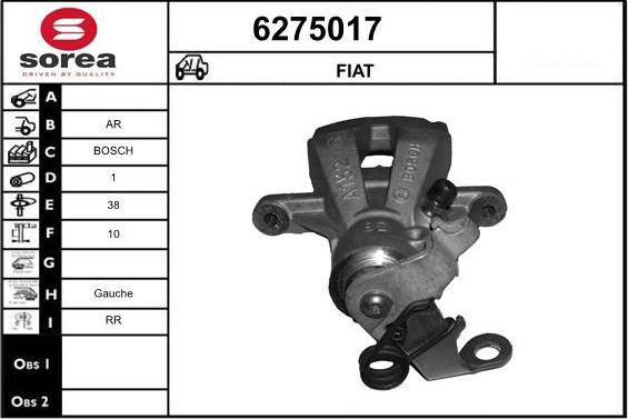 STARTCAR 6275017 - Гальмівний супорт avtolavka.club