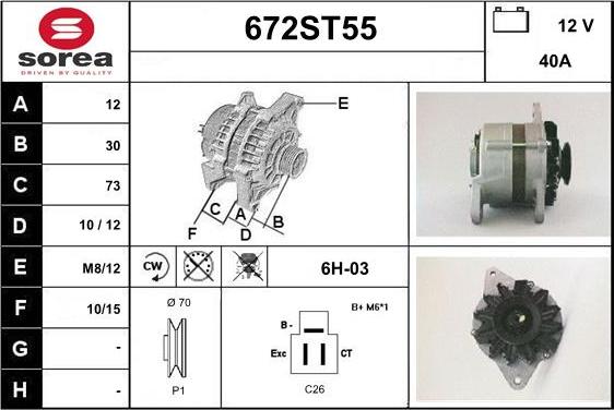 STARTCAR 672ST55 - Генератор avtolavka.club