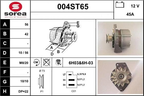 STARTCAR 004ST65 - Генератор avtolavka.club