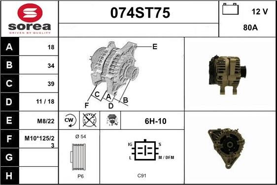 STARTCAR 074ST75 - Генератор avtolavka.club