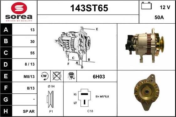 STARTCAR 143ST65 - Генератор avtolavka.club