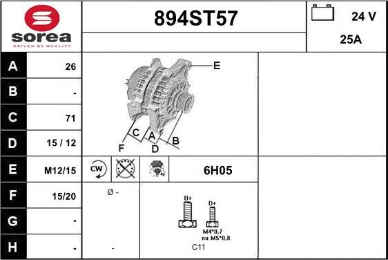 STARTCAR 894ST57 - Генератор avtolavka.club