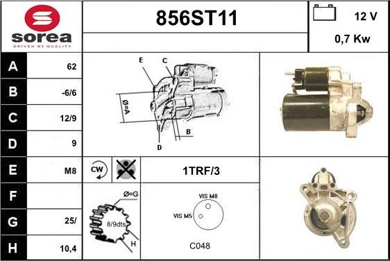 STARTCAR 856ST11 - Стартер avtolavka.club