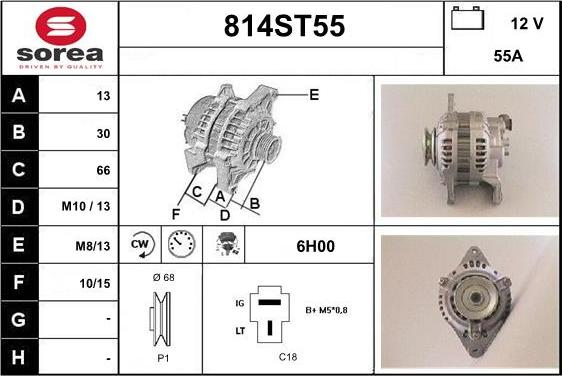 STARTCAR 814ST55 - Генератор avtolavka.club