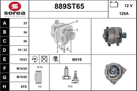 STARTCAR 889ST65 - Генератор avtolavka.club