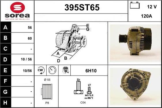 STARTCAR 395ST65 - Генератор avtolavka.club