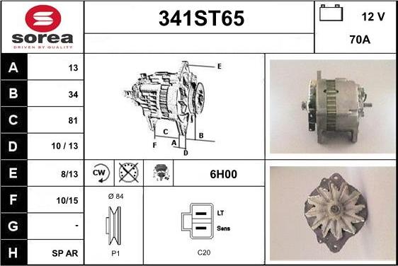 STARTCAR 341ST65 - Генератор avtolavka.club