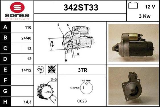 STARTCAR 342ST33 - Стартер avtolavka.club