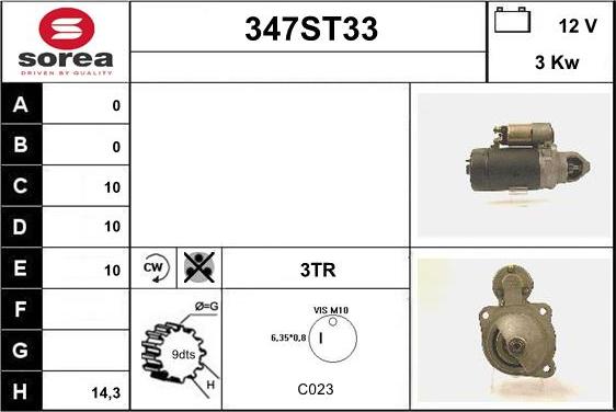 STARTCAR 347ST33 - Стартер avtolavka.club