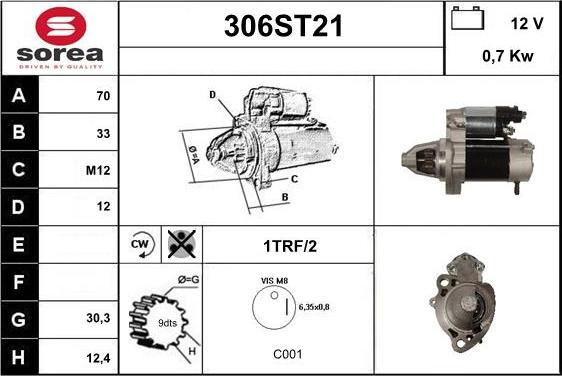 STARTCAR 306ST21 - Стартер avtolavka.club