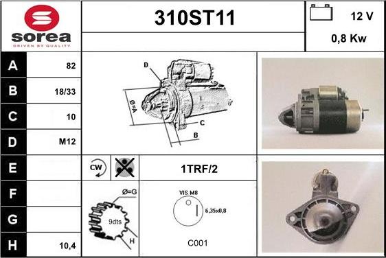 STARTCAR 310ST11 - Стартер avtolavka.club