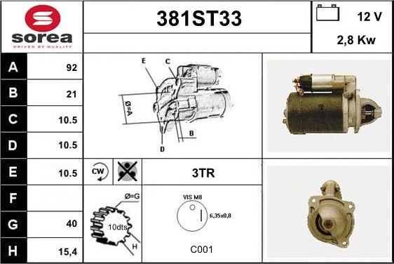 STARTCAR 381ST33 - Стартер avtolavka.club