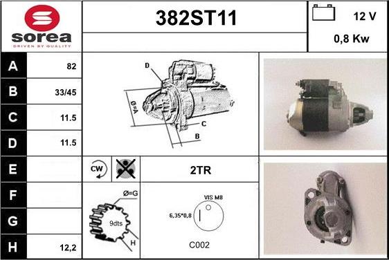 STARTCAR 382ST11 - Стартер avtolavka.club