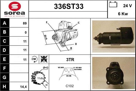 STARTCAR 336ST33 - Стартер avtolavka.club