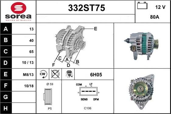 STARTCAR 332ST75 - Генератор avtolavka.club