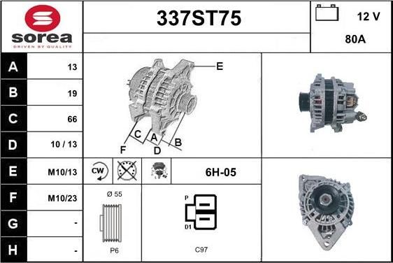 STARTCAR 337ST75 - Генератор avtolavka.club