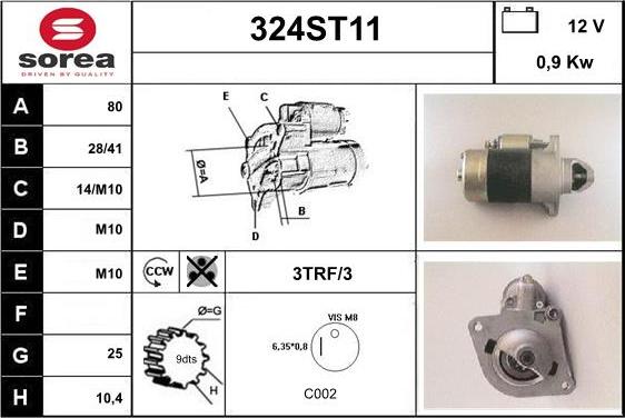 STARTCAR 324ST11 - Стартер avtolavka.club