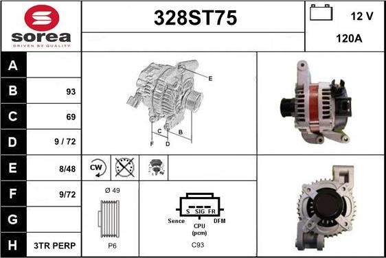 STARTCAR 328ST75 - Генератор avtolavka.club