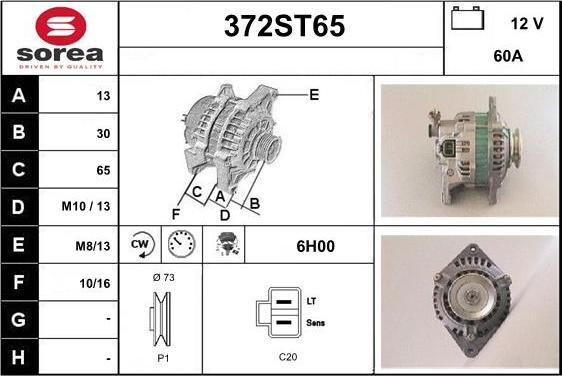 STARTCAR 372ST65 - Генератор avtolavka.club