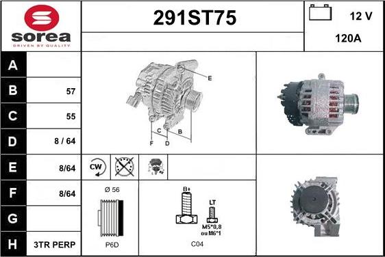 STARTCAR 291ST75 - Генератор avtolavka.club