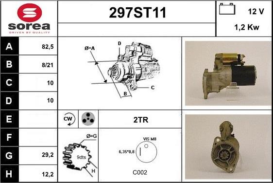 STARTCAR 297ST11 - Стартер avtolavka.club