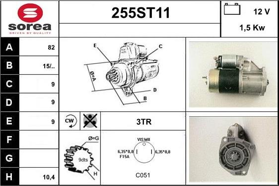 STARTCAR 255ST11 - Стартер avtolavka.club