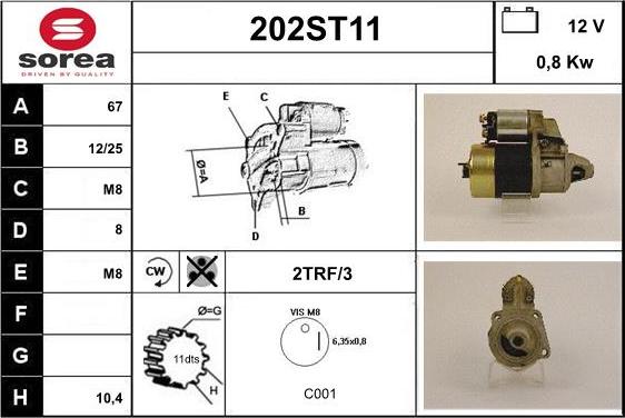 STARTCAR 202ST11 - Стартер avtolavka.club