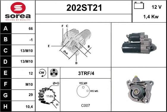 STARTCAR 202ST21 - Стартер avtolavka.club