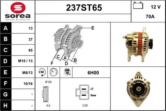 STARTCAR 237ST65 - Генератор avtolavka.club