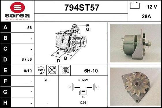 STARTCAR 794ST57 - Генератор avtolavka.club