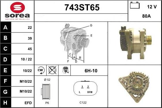 STARTCAR 743ST65 - Генератор avtolavka.club