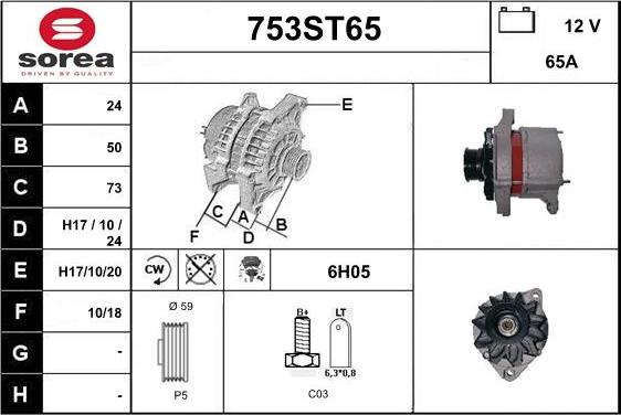 STARTCAR 753ST65 - Генератор avtolavka.club