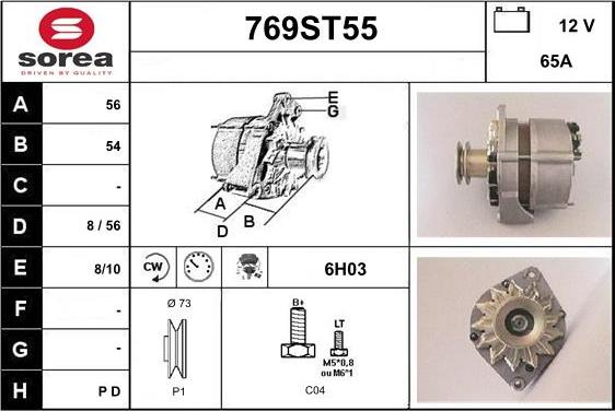 STARTCAR 769ST55 - Генератор avtolavka.club