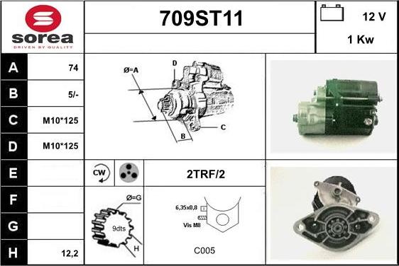 STARTCAR 709ST11 - Стартер avtolavka.club