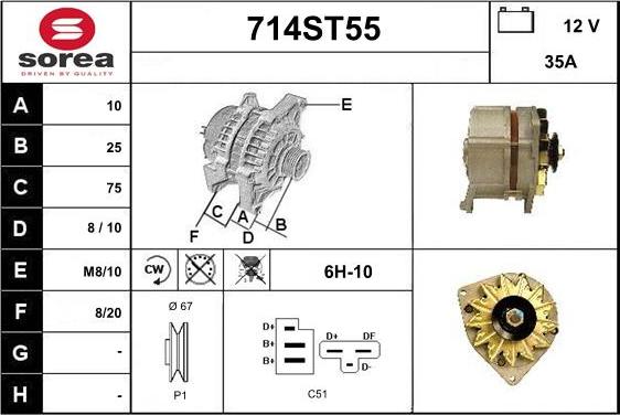 STARTCAR 714ST55 - Генератор avtolavka.club