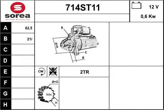 STARTCAR 714ST11 - Стартер avtolavka.club