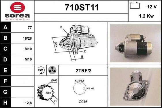 STARTCAR 710ST11 - Стартер avtolavka.club