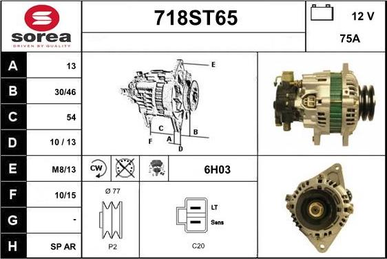 STARTCAR 718ST65 - Генератор avtolavka.club