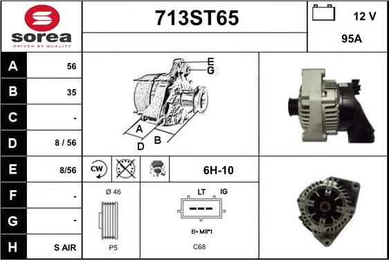 STARTCAR 713ST65 - Генератор avtolavka.club