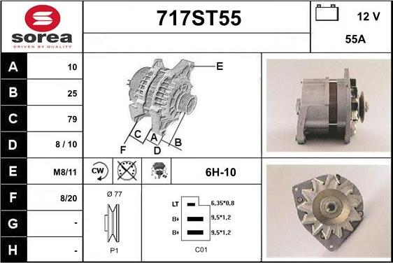 STARTCAR 717ST55 - Генератор avtolavka.club