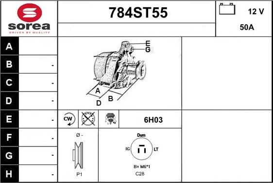 STARTCAR 784ST55 - Генератор avtolavka.club