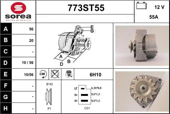 STARTCAR 773ST55 - Генератор avtolavka.club