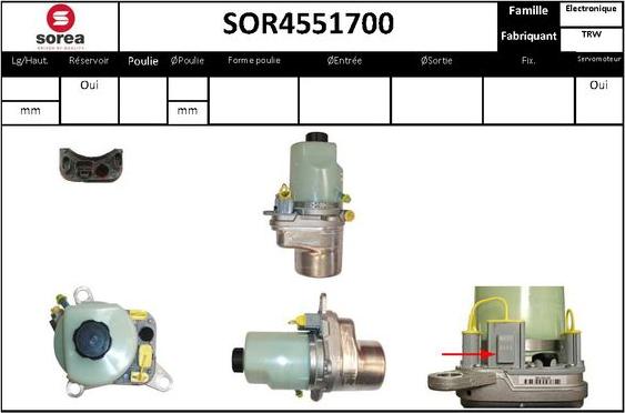 STARTCAR SOR4551700 - Гідравлічний насос, рульове управління, ГУР avtolavka.club