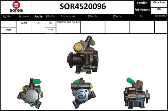 STARTCAR SOR4520096 - Гідравлічний насос, рульове управління, ГУР avtolavka.club