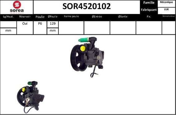 STARTCAR SOR4520102 - Гідравлічний насос, рульове управління, ГУР avtolavka.club