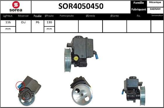 STARTCAR SOR4050450 - Гідравлічний насос, рульове управління, ГУР avtolavka.club